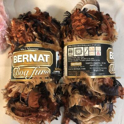 Bernat Boa and Bernat Boa Furs Yarn