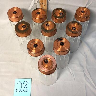 Copper Craft Guild Drinking Glasses