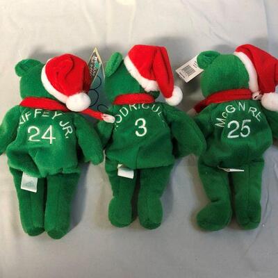 6 Bamm's Beano's Christmas Baseball Bears