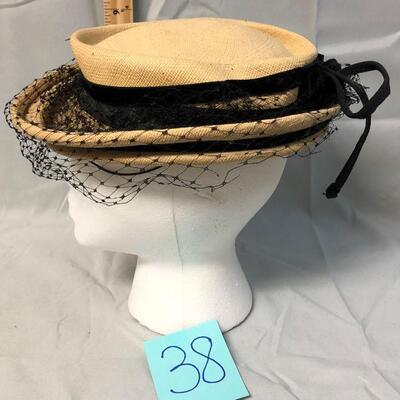 Vintage Ladies Panama Hat by Carol Ann