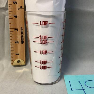 Speed Queen Promotional Measuring Glass