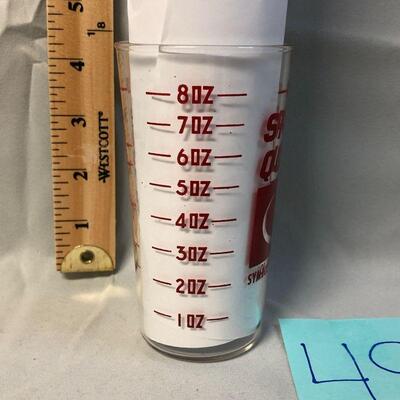 Speed Queen Promotional Measuring Glass