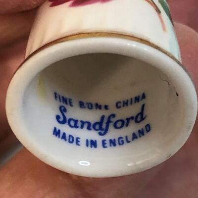 Sandford and Gorham Ceramic Thimbles