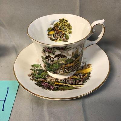 Royal Albert and Elizabethan Cups and Saucers
