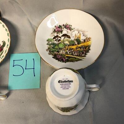 Royal Albert and Elizabethan Cups and Saucers