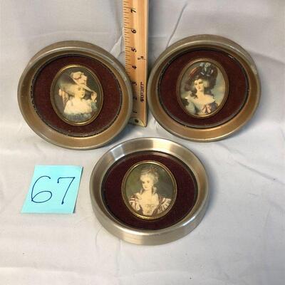 Three Cameo Creation Lady Prints