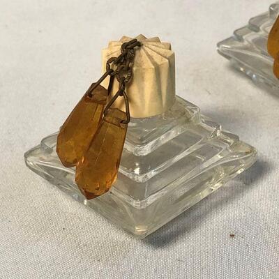 4 Miniature Perfume Bottles