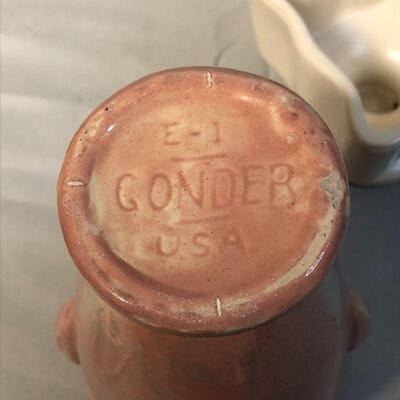 Three Ceramic Planters Gonder Hull and Unmarked