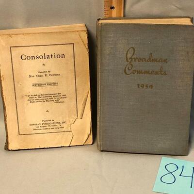 Broadman Comments and Consolation Religious Books