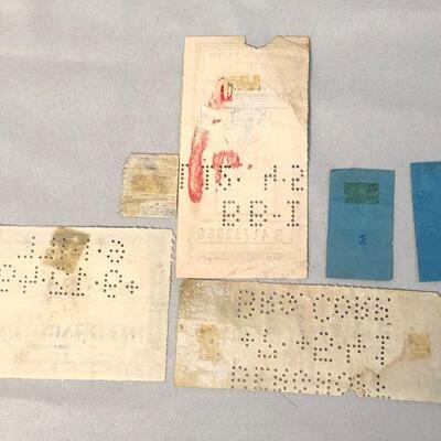 Vintage Tax Stamps