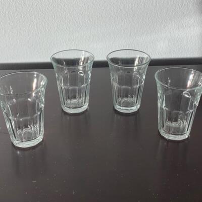 Set of 4 Vintage Juice Glasses