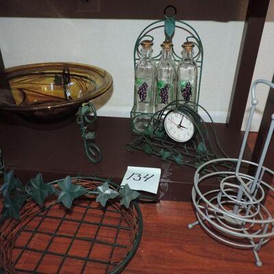 METAL-WOOD-GLASS DECOR