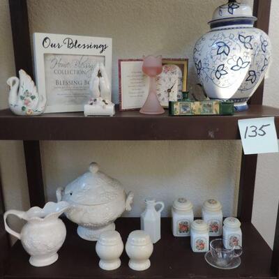 MILK GLASS AND DECOR