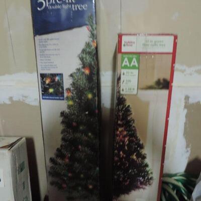 TWO PRELIT TREES