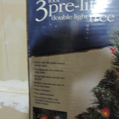 TWO PRELIT TREES