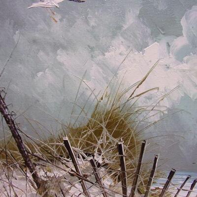 Lot 97 - Unframed Beach Painting