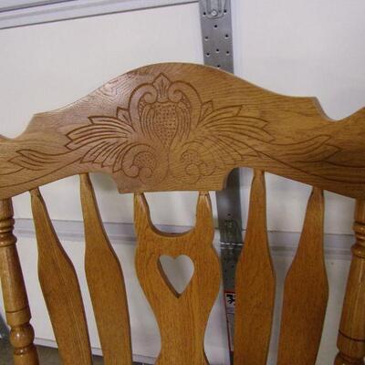 Lot 112 - Solid Wood Rocking Chair