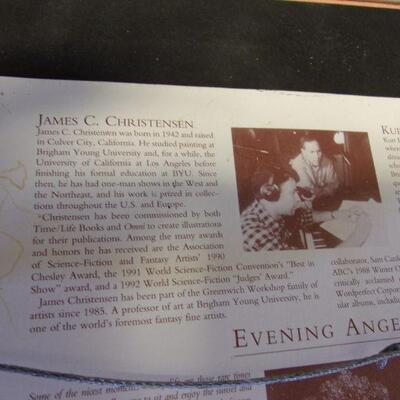 Lot 133 - James Christensen Artist EVENING ANGELS 1994 Signed