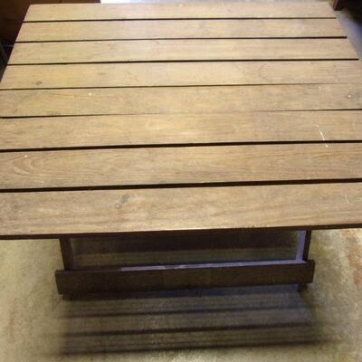 Lot 135 - Folding Wooden Table 