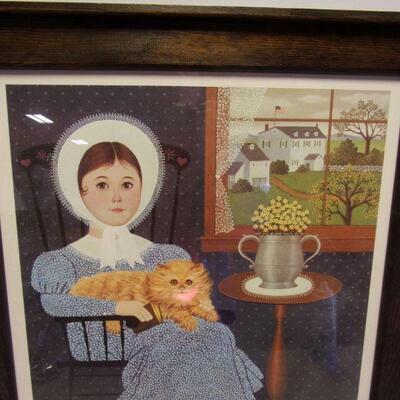 Lot 143 - Art Prints - Young Gentlewoman By Charles Wysocki