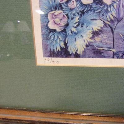 Lot 145 - Artist Signed & Numbered Puffins Bird Picture 