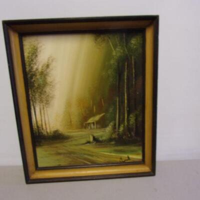 Lot 155 - Cabin In The Woods Wall Art