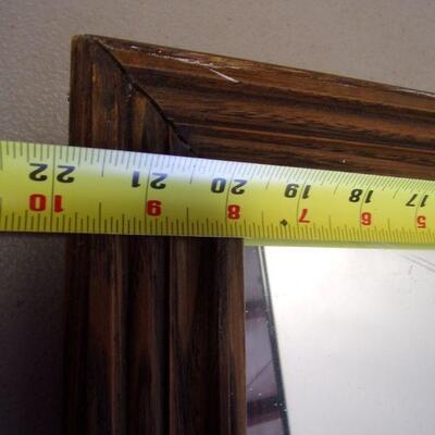 Lot 160 - Wood Framed Mirror