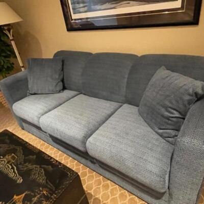 Blue sleeper sofa