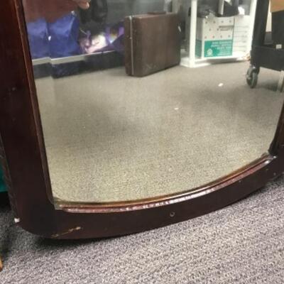Salvage Vintage Mirror, old, heavy, probably from a dresser 25â€ x 48â€