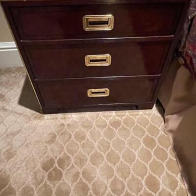 Baker furniture pair of nightstands