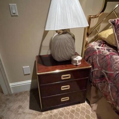 Baker furniture pair of nightstands