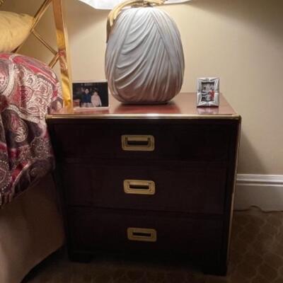 Baker furniture pair of nightstands