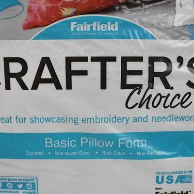 Fairfield Crafters Choice Decorative Pillow Insert, 18
