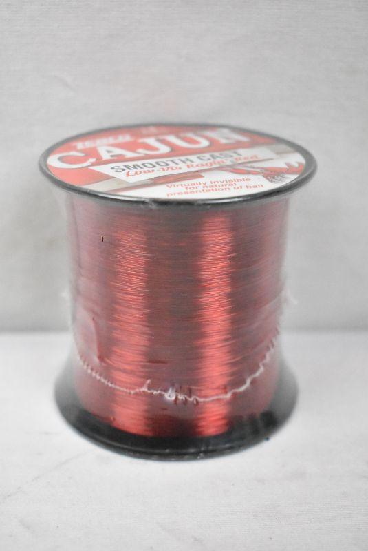 Zebco Cajun Line Smooth Cast Fishing Line, Low Vis Ragin Red, 14lb Tested -  New