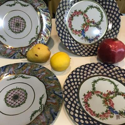 Lot 5-Z 10" Tin plates made in England