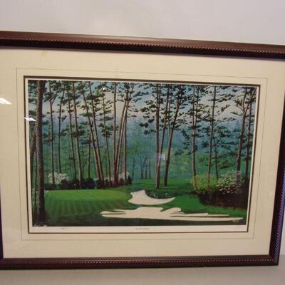 Lot 161 -  Augusta National 's No. 10 Camelia Number & Signed