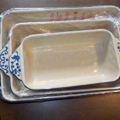 3 Lidia Baking dishes 10 x 9 and lower. 