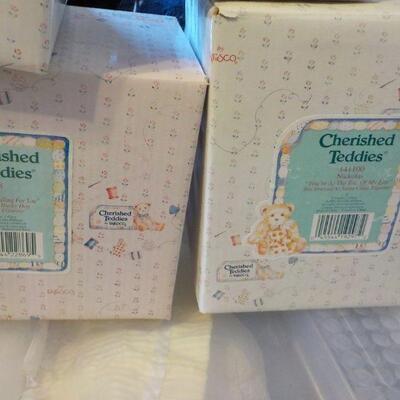 11 Cherish Teddy Bears in Boxes never opened.