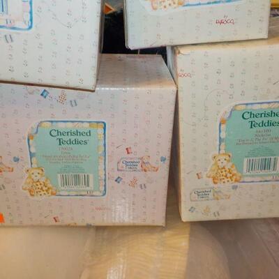 11 Cherish Teddy Bears in Boxes never opened.