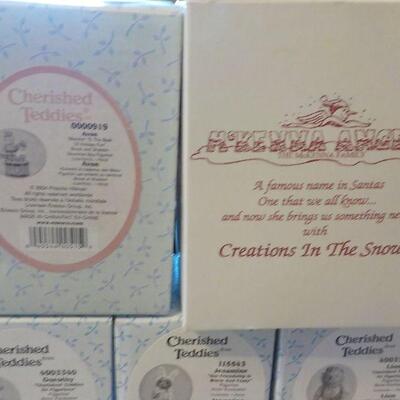 Cherished Teddies Bears New 7 new in box.