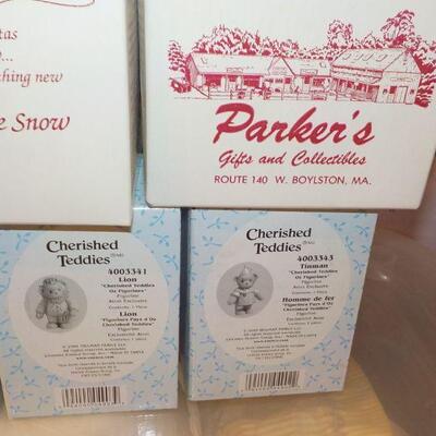 Cherished Teddies Bears New 7 new in box.