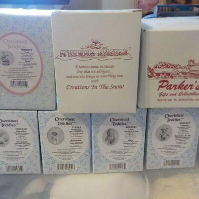 Cherished Teddies Bears New 7 new in box.
