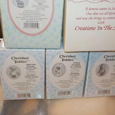 Cherished Teddies Bears New 7 new in box.