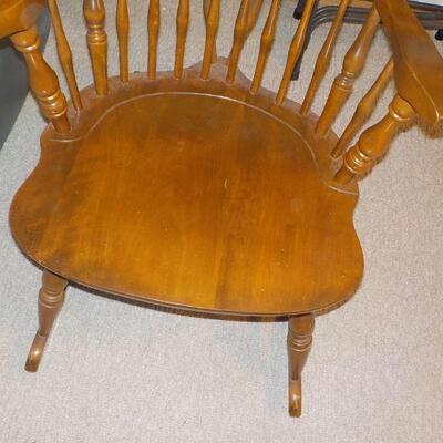 Vintage maple rocker.  ( Nichols),