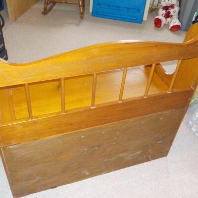 toy chest bench solid pine.