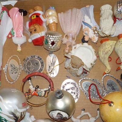 SANTA'S 2ND BOX OF XMASS ORNAMENTS.