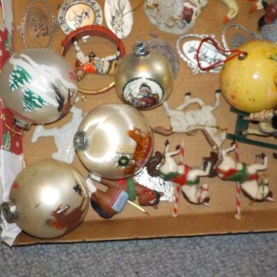 SANTA'S 2ND BOX OF XMASS ORNAMENTS.