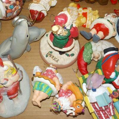 SANTA'S 3RD BOX OF XMASS ORNAMENTS.