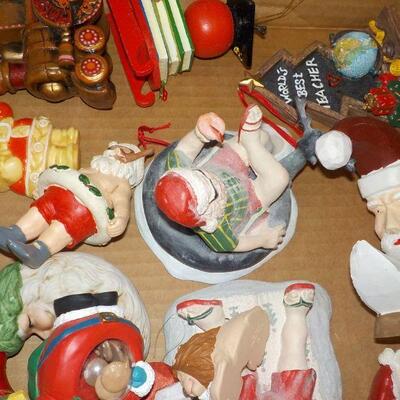 SANTA'S 3RD BOX OF XMASS ORNAMENTS.
