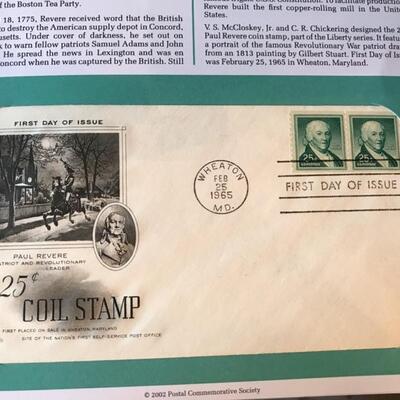 Lot 1-S U.S. Stamps Commemorative First Day Covers